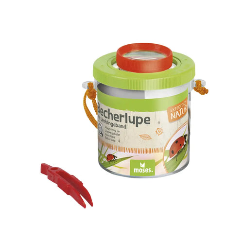 moses. Becherlupe | Mit Pinzette & Umhängeband
