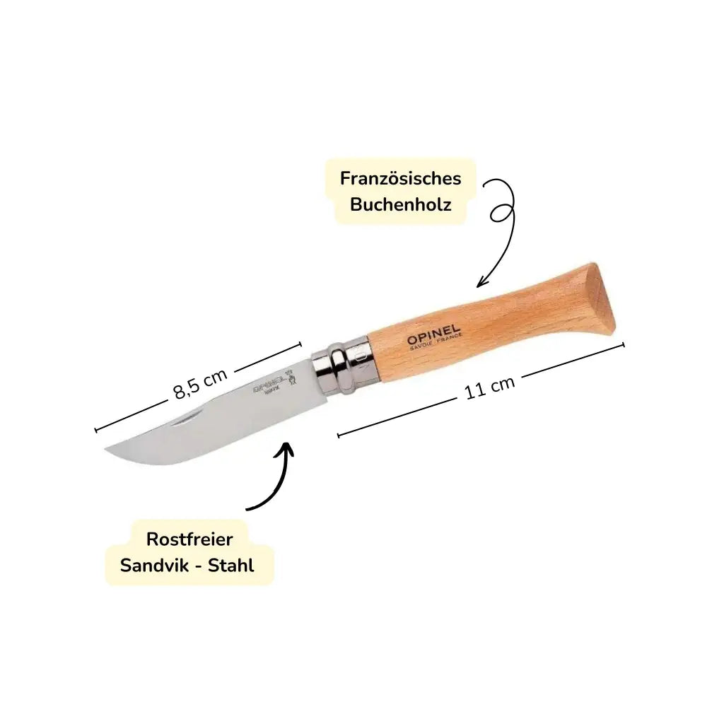 Opinel Taschenmesser No. 08 | Der französische Klassiker